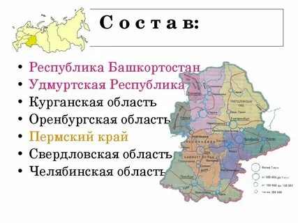 Состав урала республика