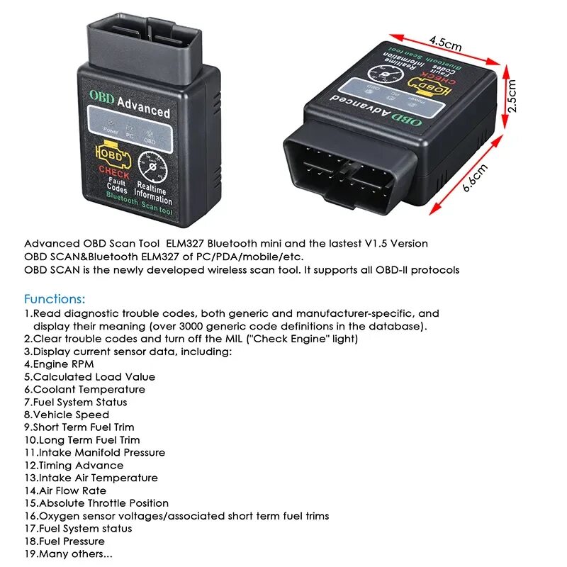 Hh obd elm327 bluetooth obd2 версия 2. Advanced obd2 elm327 v1. 1. Elm327 obd2 сканер. Advanced obd2 elm327 v1.