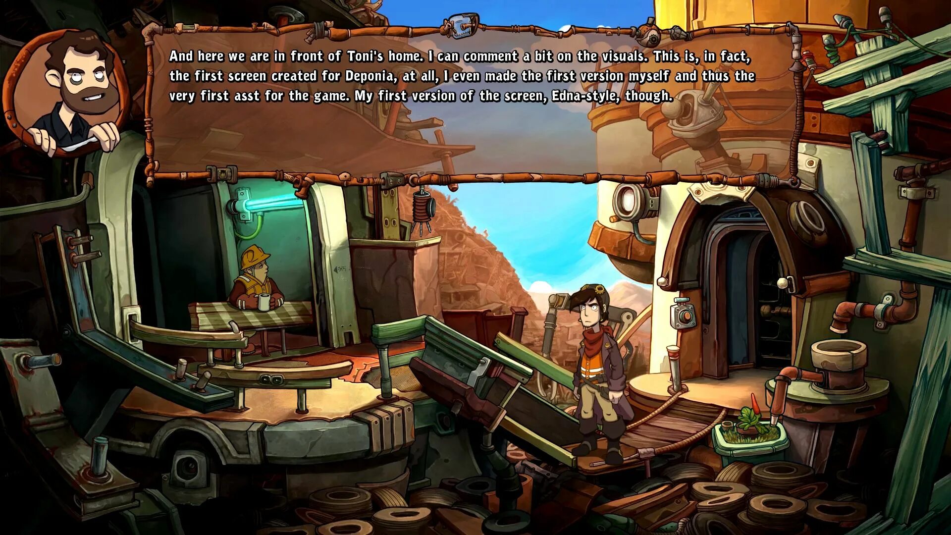 Депония. Deponia the complete journey. Deponia: the complete journey гоал. Deponia the complete journey. Deponia рассказчик.