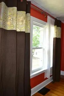 Как удлинить шторы снизу своими руками