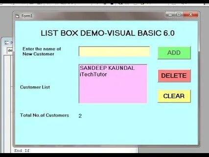 Listbox vba