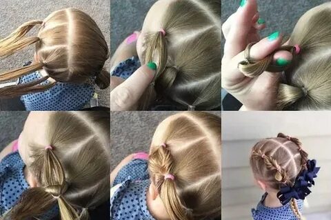 прически девочкам на средние волосы пошагово