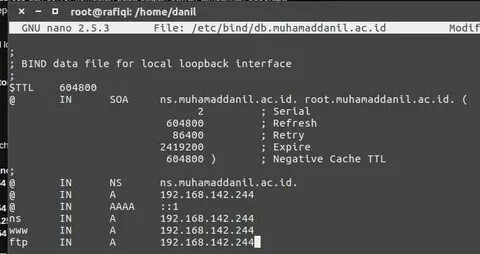 Настройка dns bind