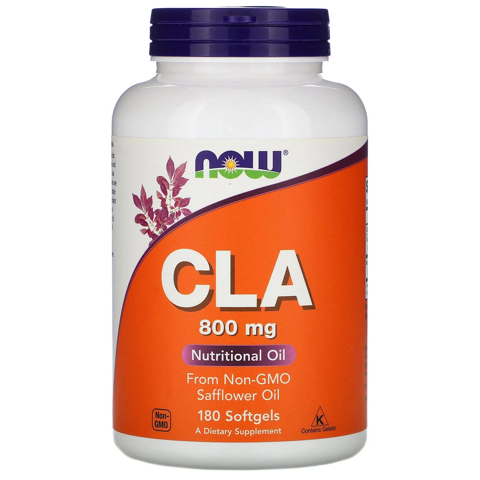 Конъюгированная линолевая кислота (CLA) капсулы. CLA 800 мг 90 Softgels. Now CLA 800 мг 90 кап. Now CLA 800 MG (90 капс.). Производитель now