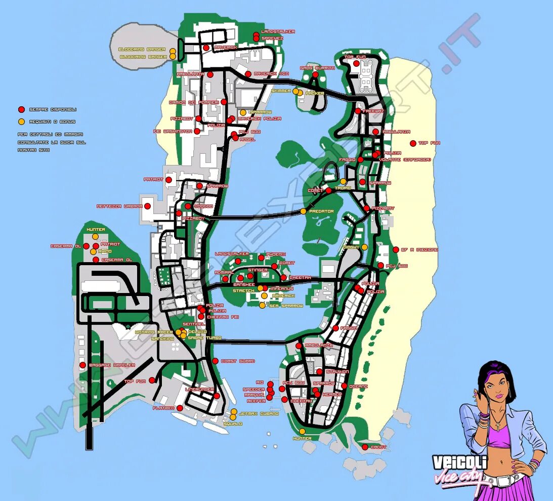 Недвижимость вайс сити. Карта ГТА вай Сити с недвижимостью. GTA vice City карта недвижимости. Карта ГТА Вайс Сити.