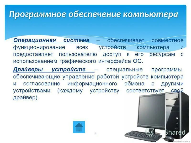 Программы обеспечивающие управление работой устройств. Программное обеспечение внешних устройств. Программа управляющая внешним устройством компьютера. Операционные системы схема. Системные программы.