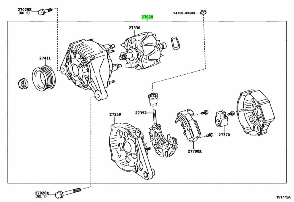 CARSJP.RU - Бачок гидроусилителя руля Toyota Caldina (Тойота Калдина), купить, ц