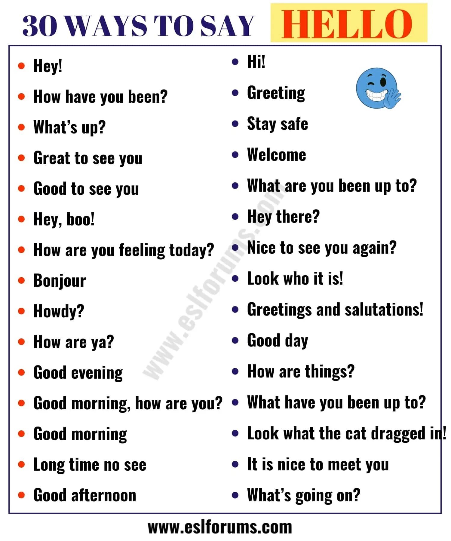 To say said hello. How to say hello. Ways to say hello. Other ways to say hello. Ways to say hello in English.