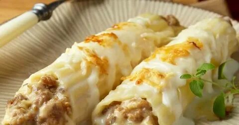 Трубочки с фаршем в духовке фаршированные