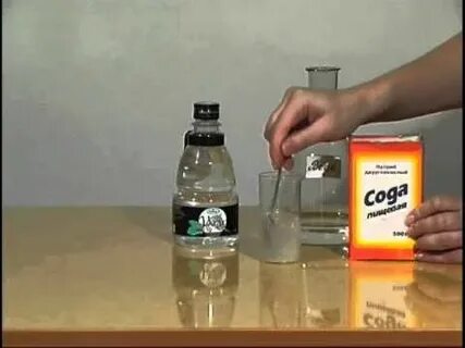 Гашение соды химическая реакция