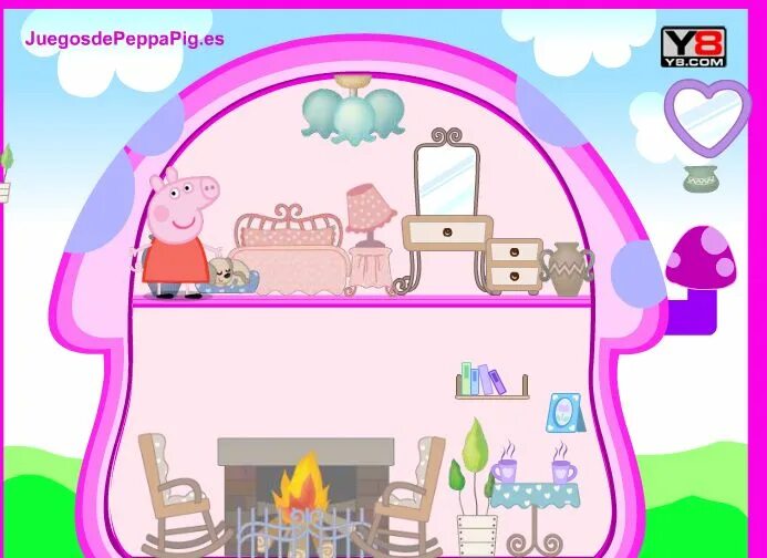 дом свинки пеппы из мультика. игры свинка пеппа дом мебели. игра дом свинки. игры свинка пеппа кукольный домик. игра пеппа.