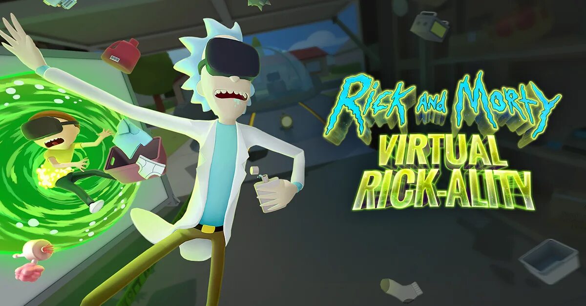 Rick and morty: virtual rick-ality. Rick and morty: virtual rick-ality игра. Virtual rick. Летающая тарелка рик и морти майнкрафт. Virtual rick.