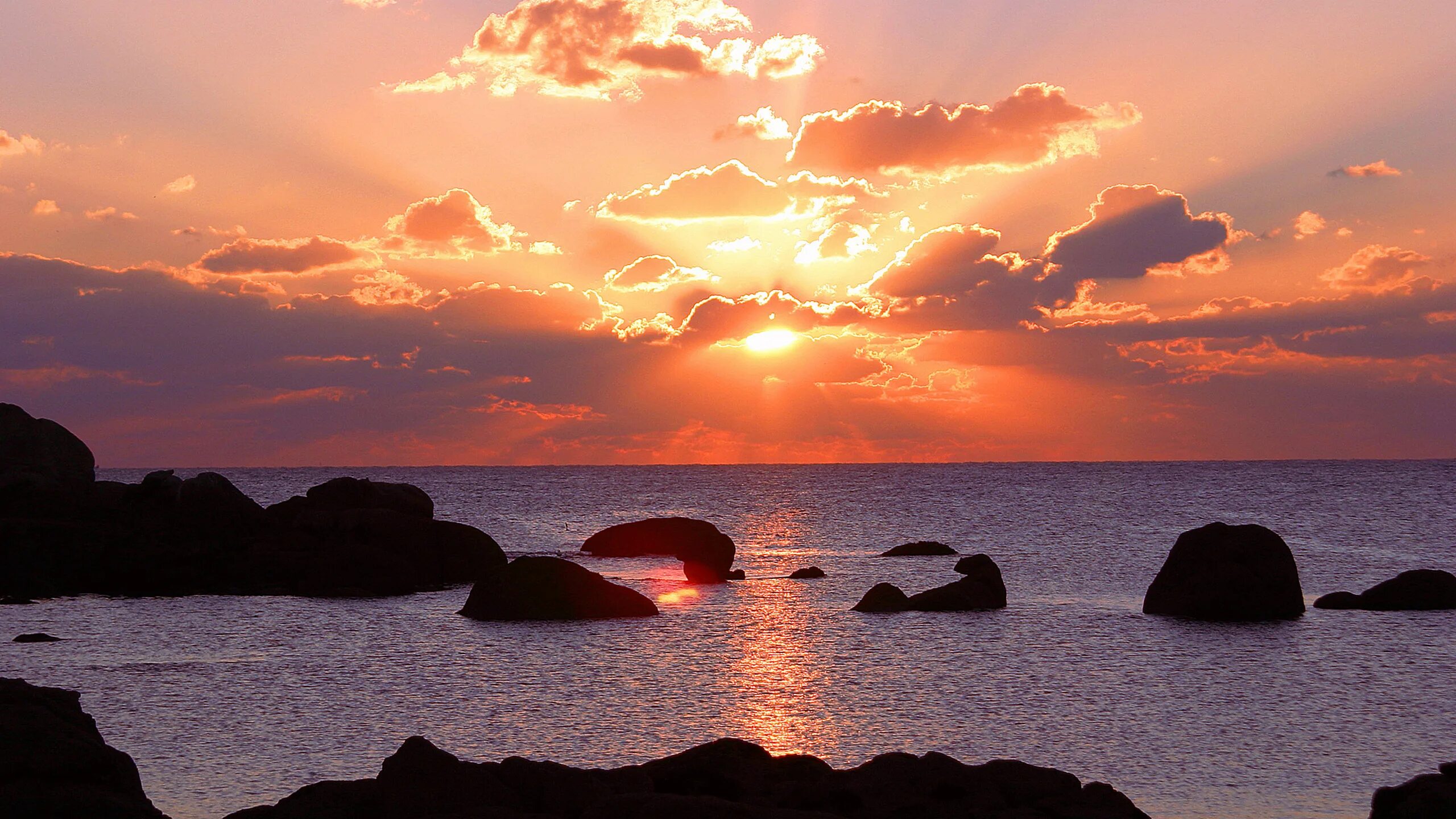 нежный закат. закат на море. закат на море. морской пейзаж розовый. нежный закат.