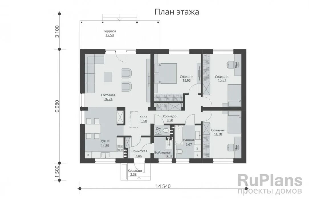 Проекты одноэтажных домов www alfaplan ru. Одноэтажный дом 120 кв.м планировка. Планировка одноэтажного дома 100 кв.м из газобетона. Дом 110 кв.м одноэтажный с двухскатной крышей. План дома из газобетона 1 этажный 60 кв с террасой.