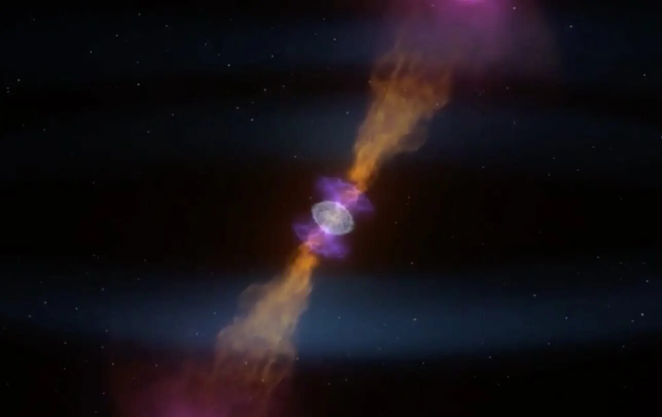 Neutron star collision
