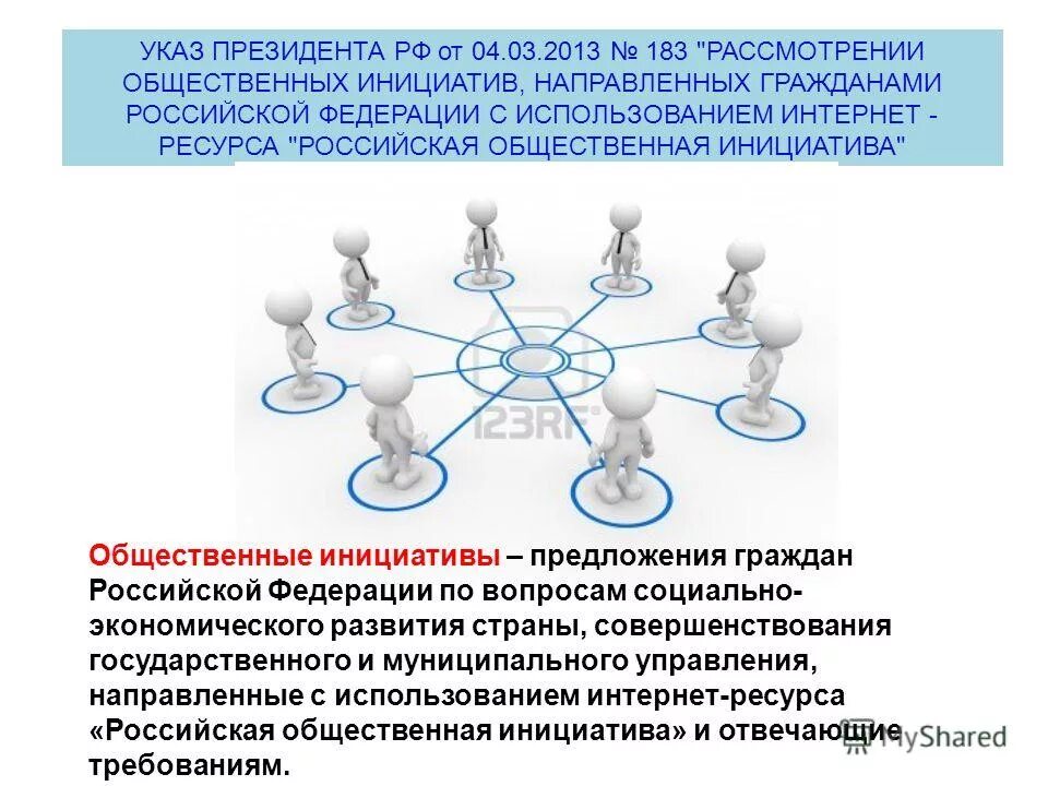 рассмотрение общественных инициатив