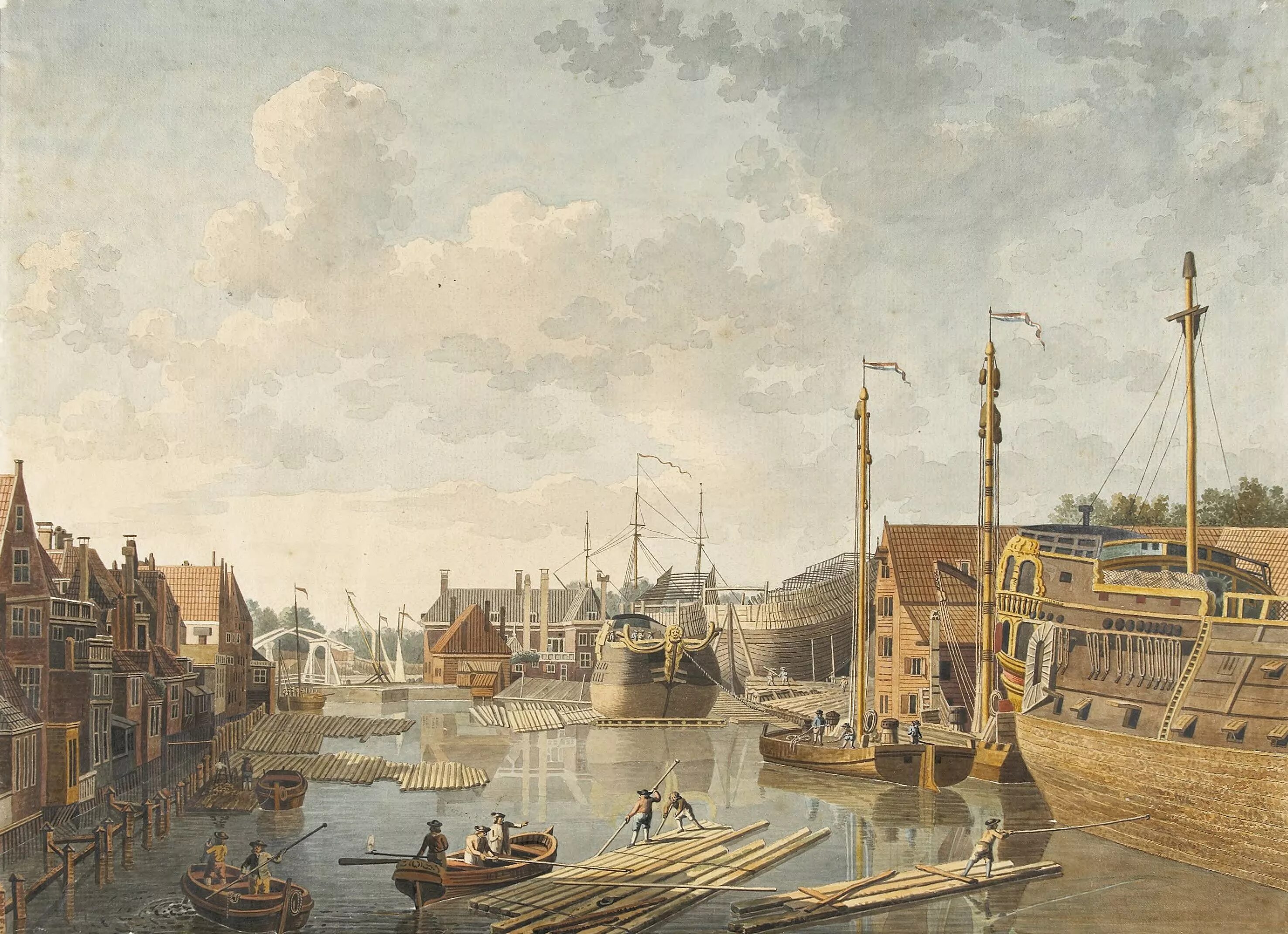 Нидерланды в xvi xvii. Корабельная верфь Голландия 17 век. Верфь ОСТ-Индской компании в Амстердаме. Амстердам 17 век. Дельфт Голландия 17 век.