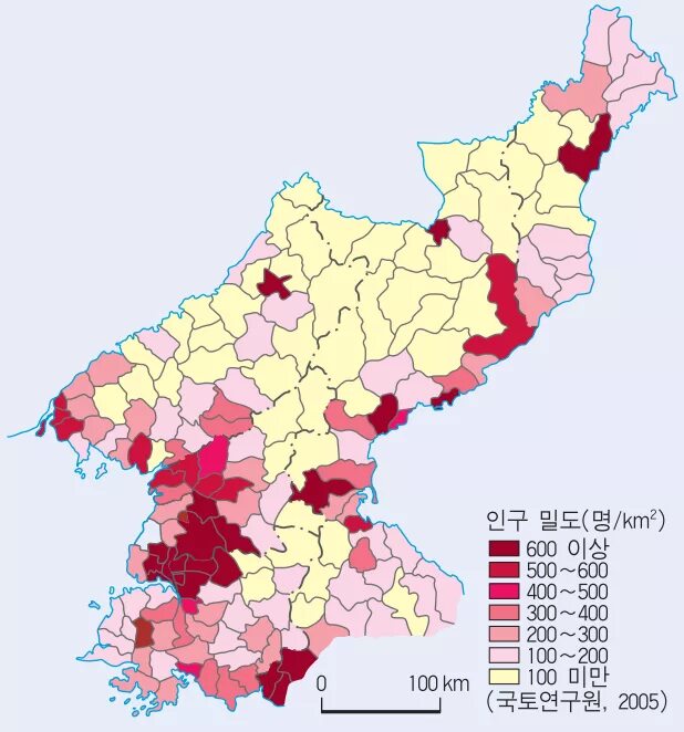 Население северной кореи на 2023 численность населения. Плотность населения Северной Кореи. Карта плотности населения Южной Кореи. Карта плотности населения Кореи. Плотность населения Южной Кореи.