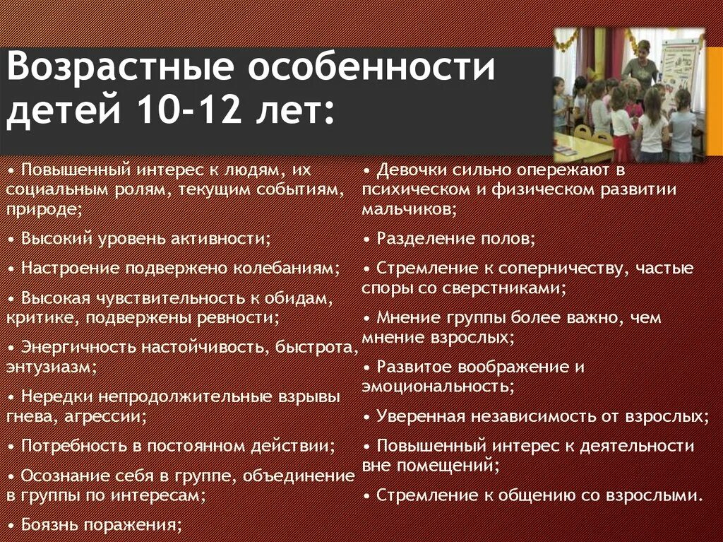 Возрастные особенности детей 10-12 лет. Психологические особенности детей 12 лет. Характеристика детей 10-12 лет. Возрастные особенности 10 лет.