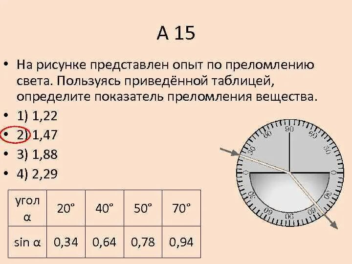 На рисунке 2 таблица 2. Задачи на преломление. Показатель преломления стекла таблица. Таблица показателей преломления света.
