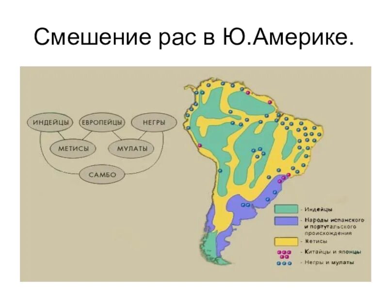 Расселение южной америки. Расселение народов Южной Америки. Этнический состав населения Южной Америки на карте. Население Южной Америки карта. Карта народов Южной Америки.