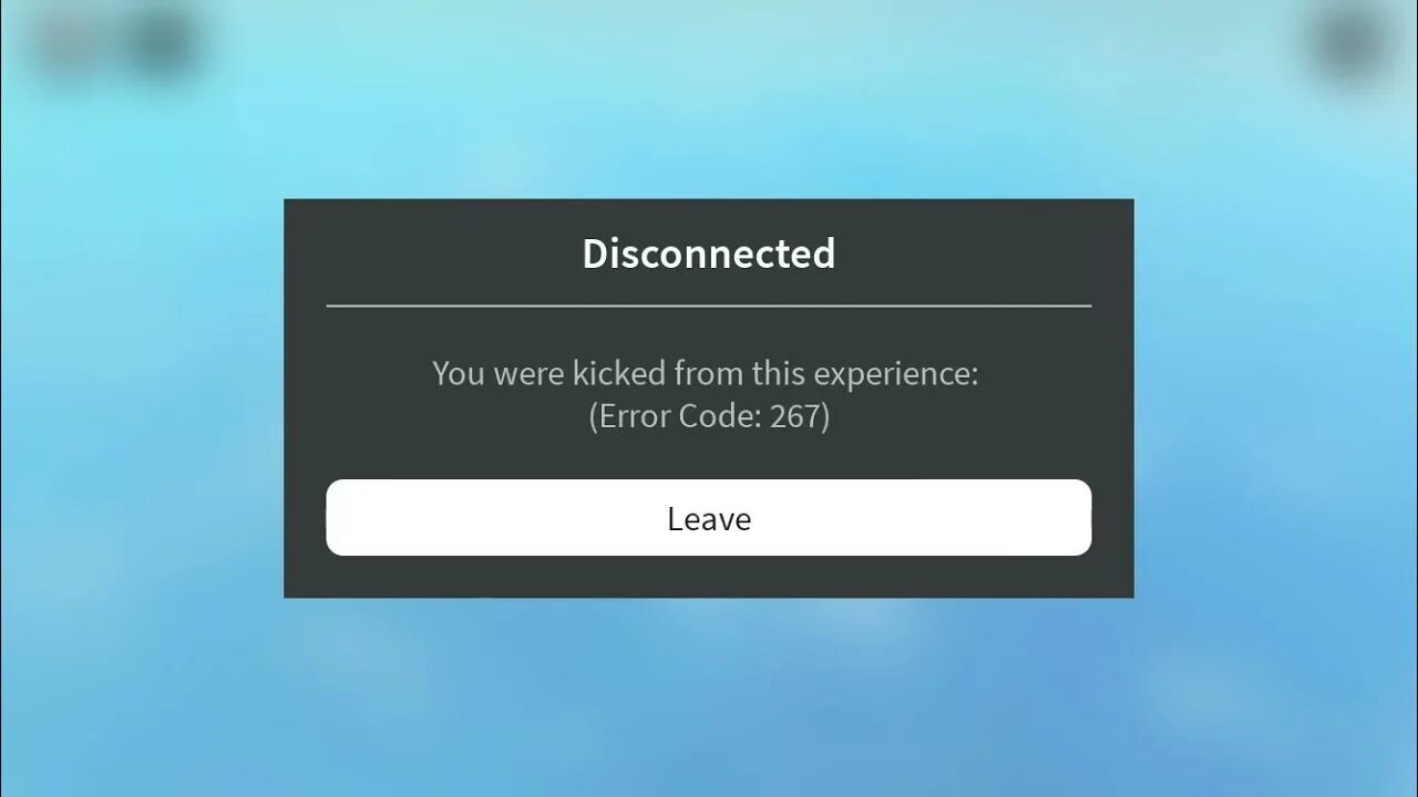 This experience i. Disconnected игра. You were Kicked from this experience: Exploiting! (Error code: 267) РОБЛОКС. You were Kicked from this experience. Error code 268 Roblox.