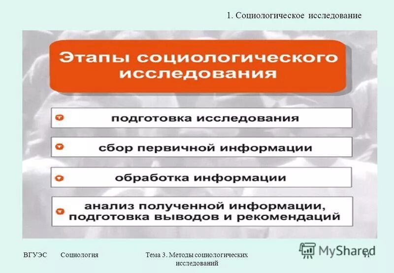 Стадии дизайна (программы) социологического исследования. Объект и предмет социологического исследования. История социологических исследований. История социологических исследований. Методы и процедуры социологических исследований.