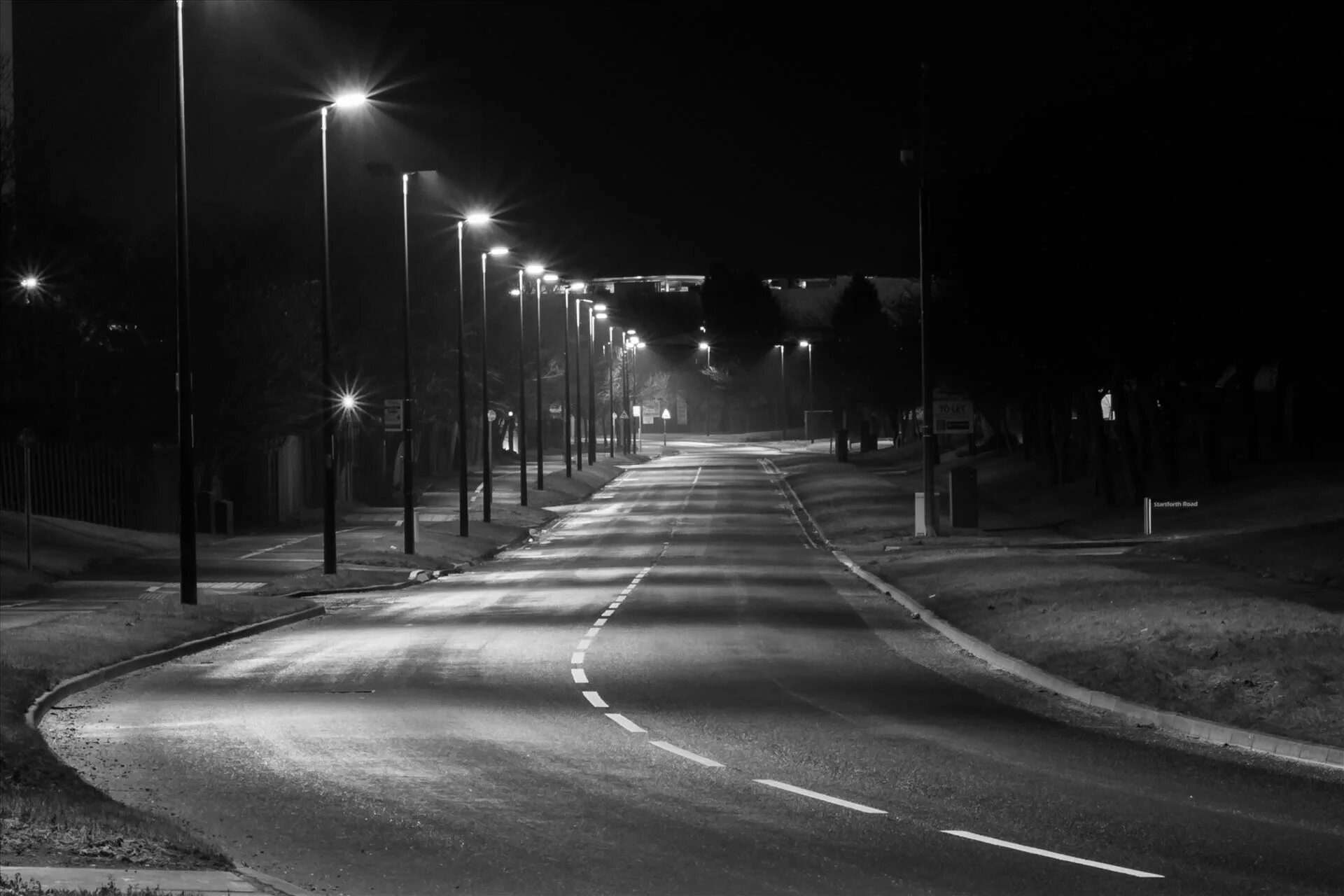 Very empty. Empty. empty night road. empty landscape. затегали empty.