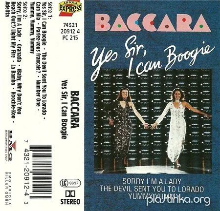 Баккара mp3. Baccara (1977) -Yes Sir, i can Boogie обложка. Баккара i can Boogie год. Baccara 1994 Yes Sir, i can Boogie. Yes Sir i can Boogie - Baccara фото.