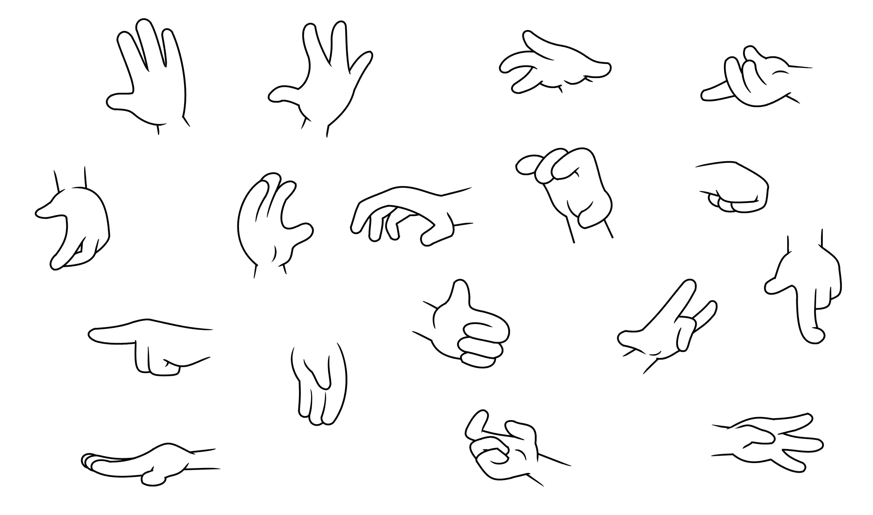 Мультяшные руки. Руки для рисования. Кисти рук для рисования. Стилизованные кисти рук. Mains simple
