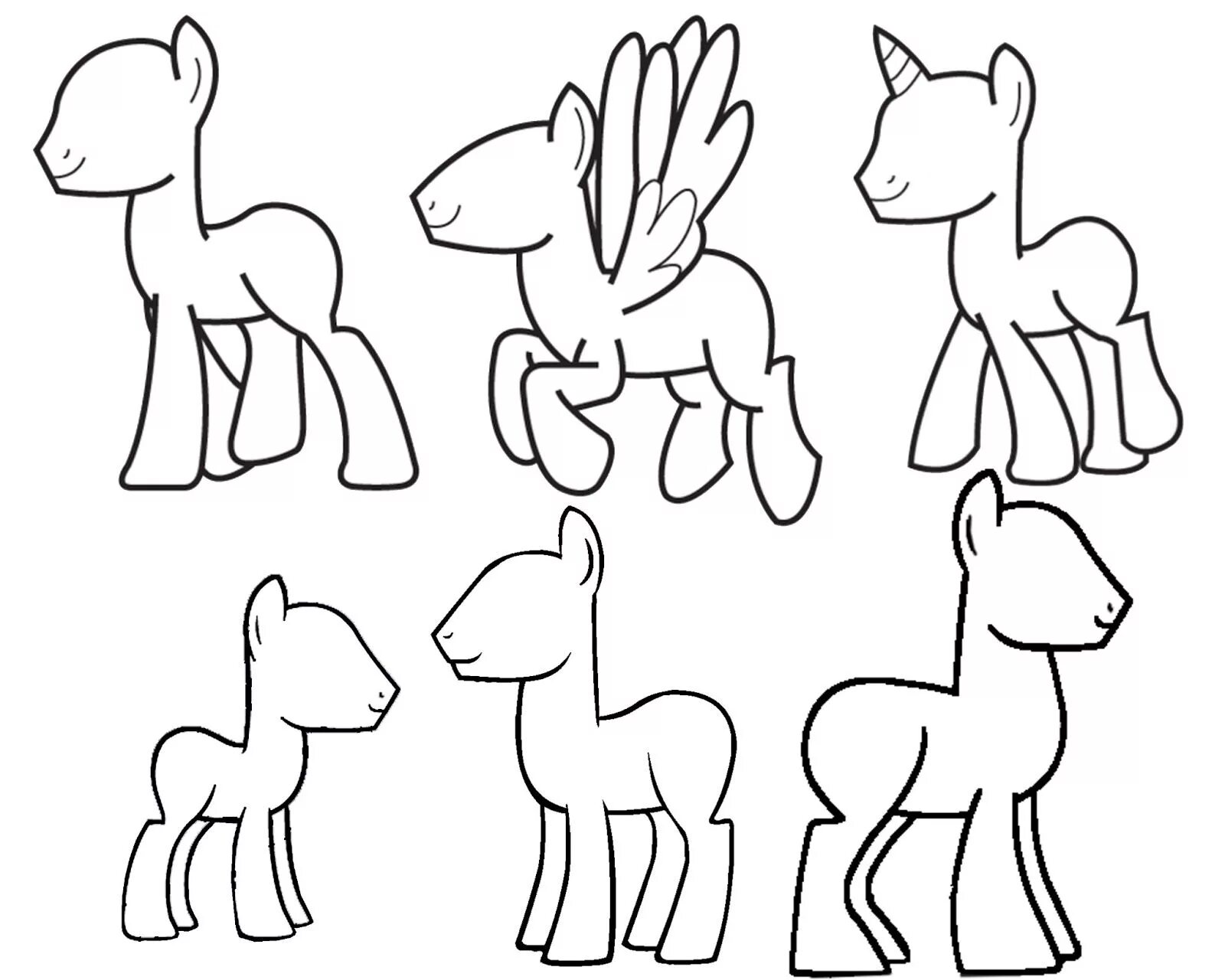 Ponying ru. Пони для рисования. Пони основа для рисования. Уроки рисования пони. Шаблоны для рисования.