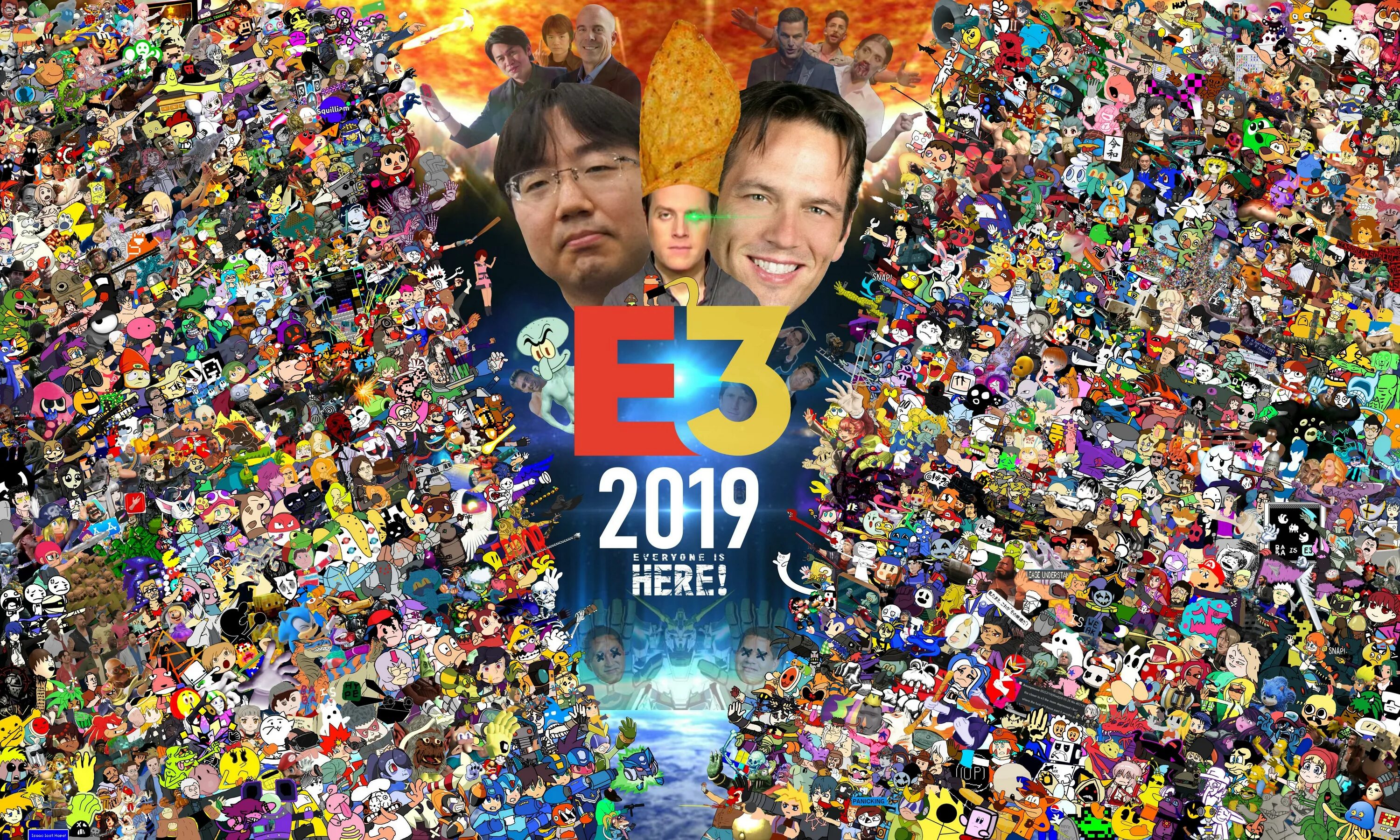 E3 2020 игры. Много мемов в одной картинке. Все мемы 2020 в одной картинке. Мемы 2019. Больше мемов