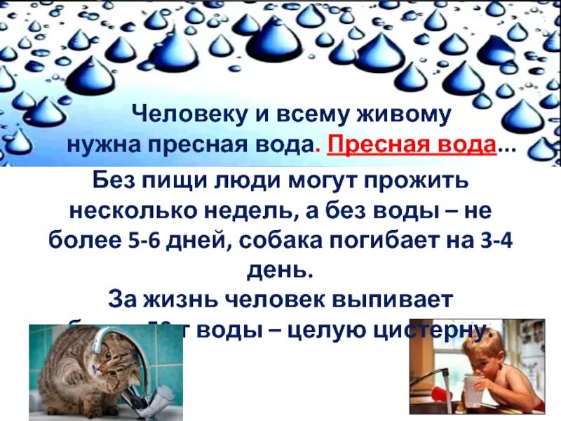 Сколько человек проживет без воды. Человек не может прожить без воды. Всему живому нужна вода. Живые организмы не могу жить без воды. Зачем нужна пресная вода.