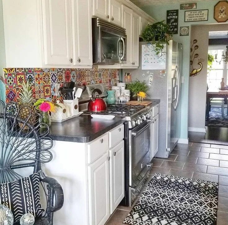 Série Ooh La La!!!!! Eclectic kitchen, Eclectic home, Bohemian style kitchen