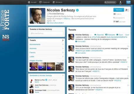 Twitter profile