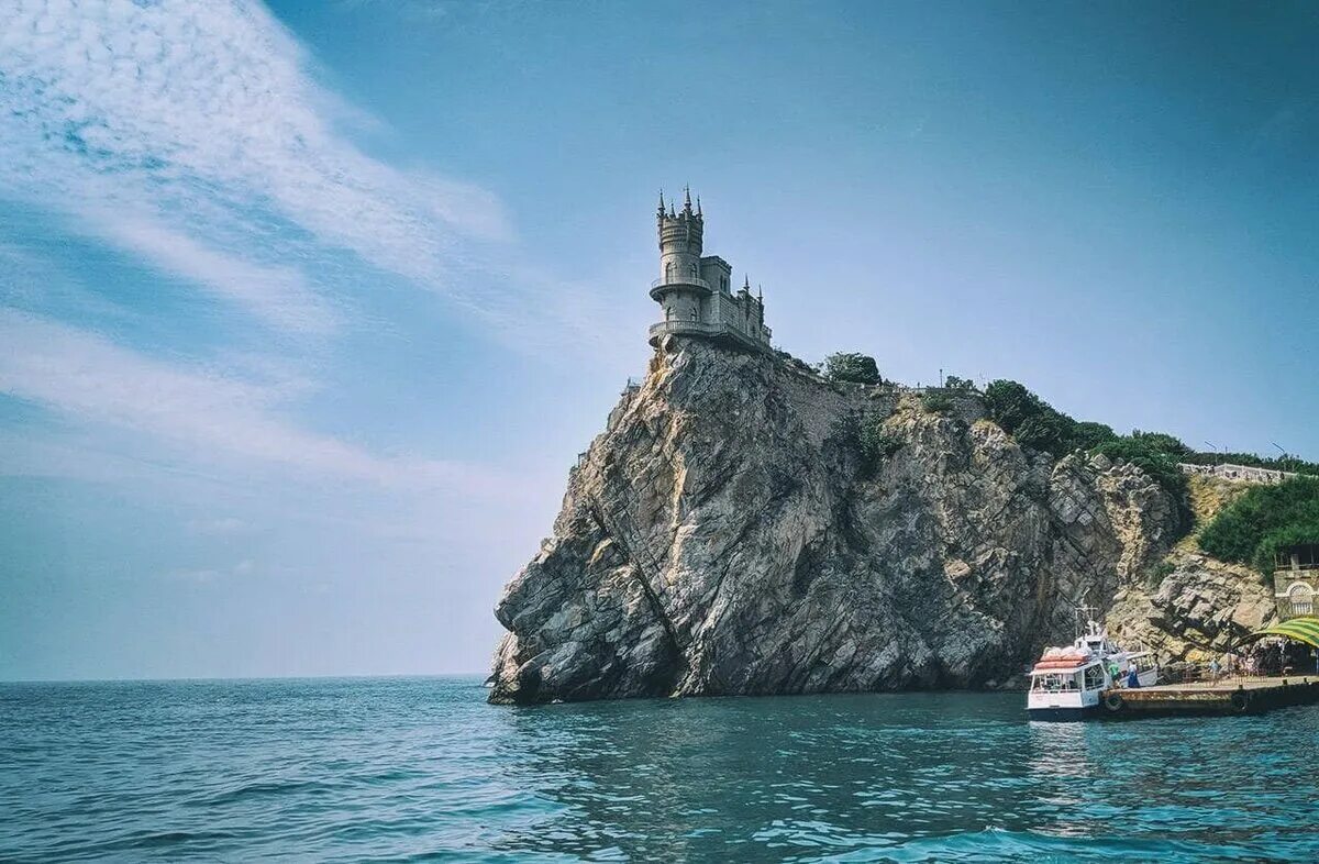Крым Ялта Ласточкино гнездо. Замок Ласточкино гнездо в Крыму. Замок «Ласточкино гнездо» Ялта, Крым. Ласточкино гнездо в Крыму с моря. Можно ли ехать в ялту