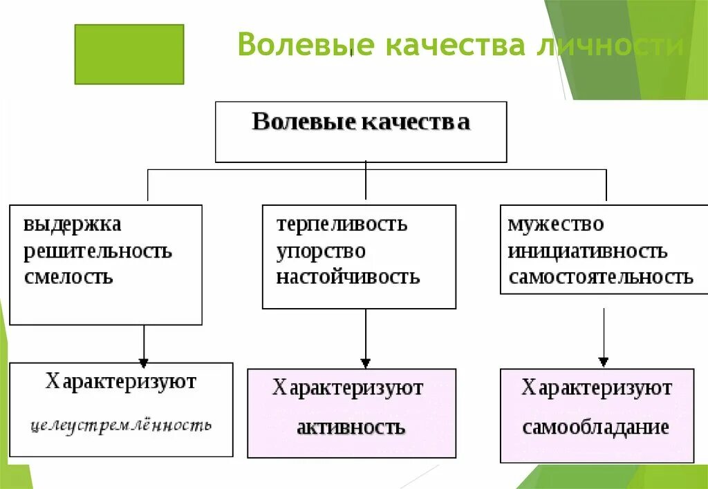 3 волевые качества