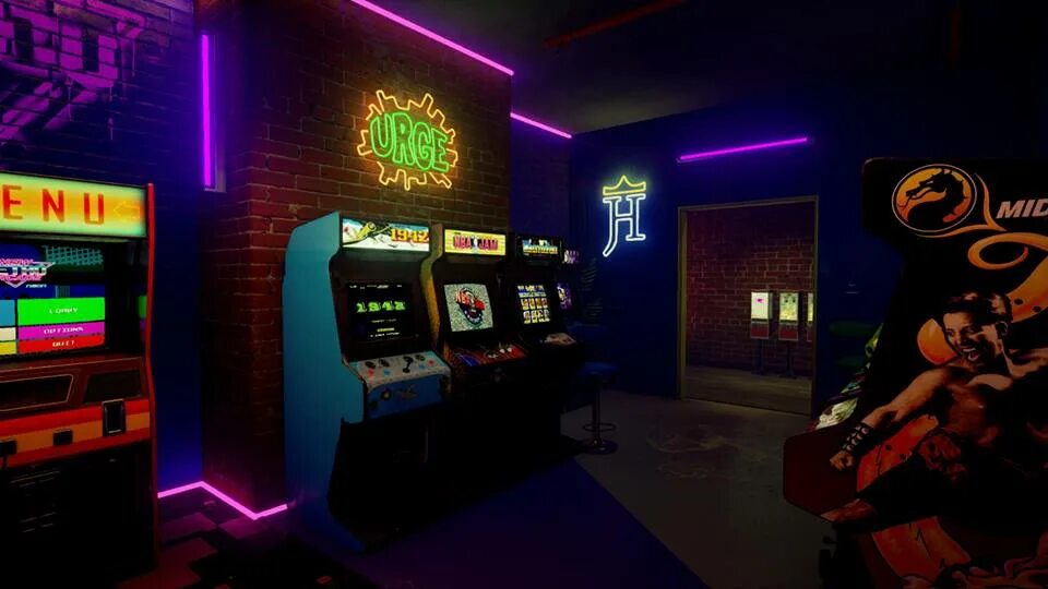 Комната с игровыми автоматами. Зал игровых автоматов. Кафе с игровыми автоматами. Игровые автоматы 80.