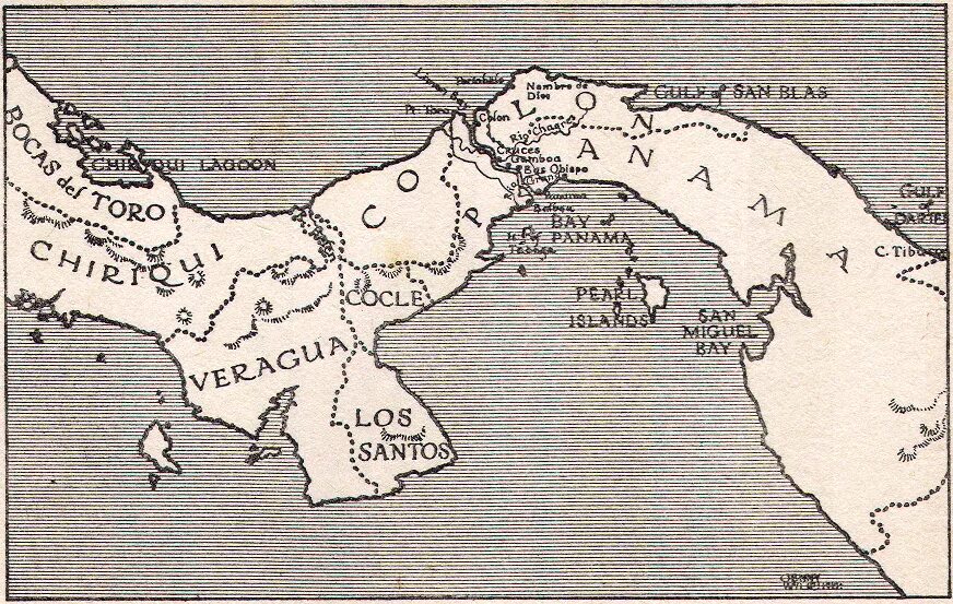 Панамский перешеек. Панамский канал на старой карте. Панамского канала на карте 19 20 век. Номбре де Диос и Панамский перешеек. Кто из европейцев пересек панамский перешеек