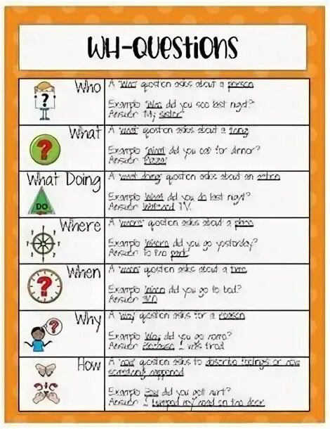 Write wh questions. Write wh questions
