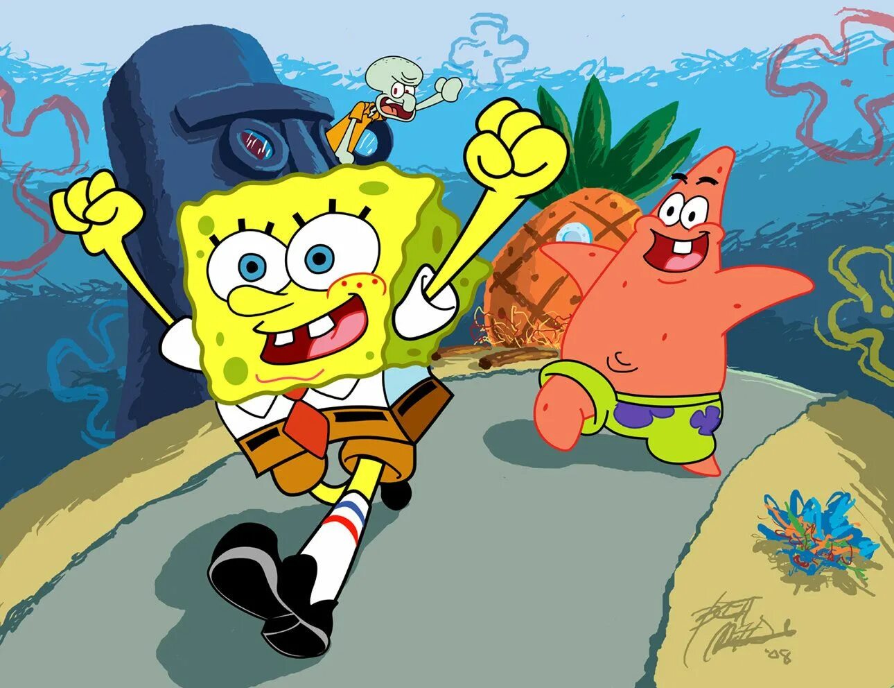 Спанч Боб. Губка Боб Боб квадратные штаны. Spongebob download