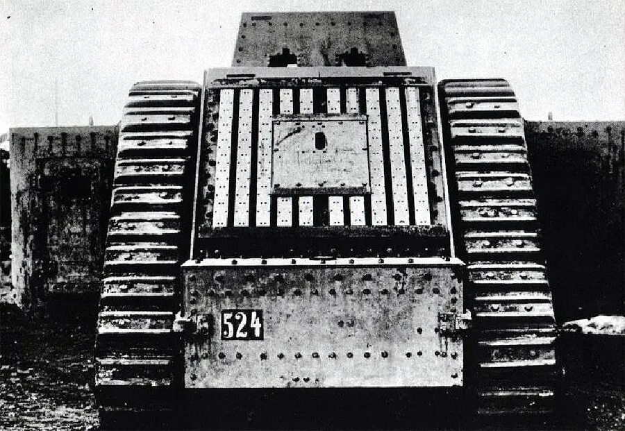 Немецкий танк 7. A7vu танк. Немецкий танк первой мировой войны a7vu. A7vu 1918. A7vu-4.