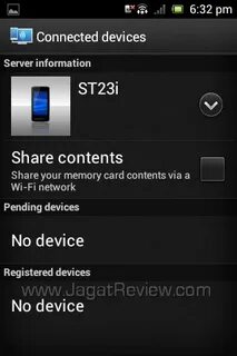 Your device is connected