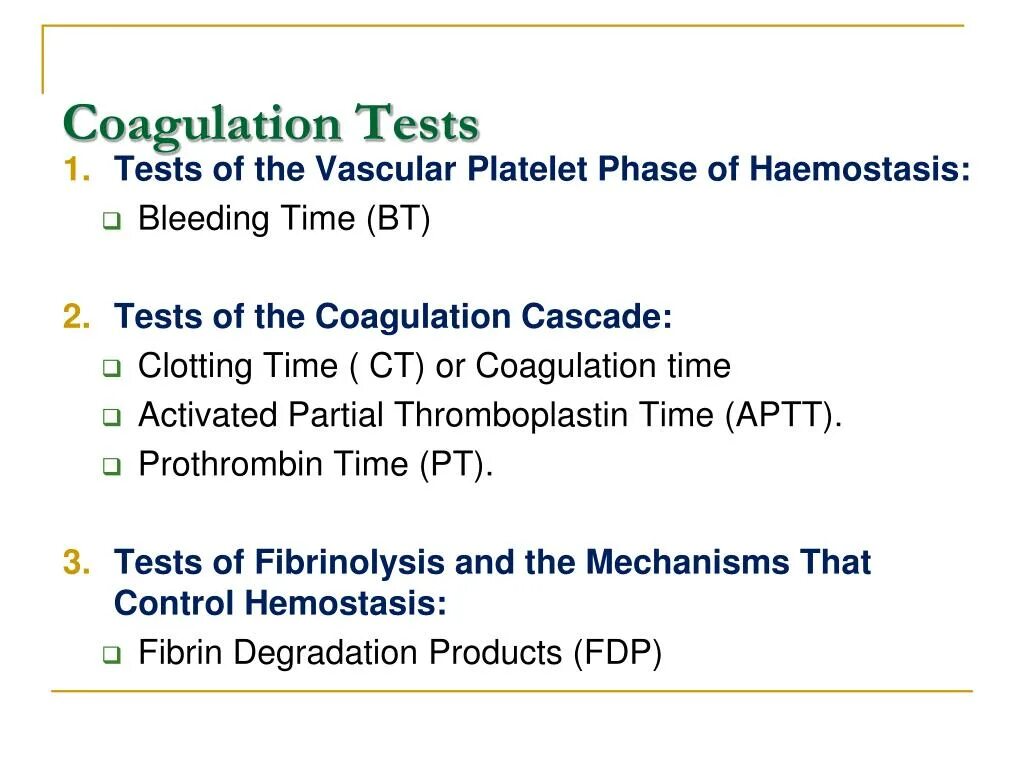 Coagulation Test. Activated clotting time. Activated clotting time анализ. Activated partial thromboplastin clotting time.