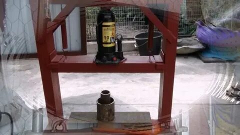 Пресс для сайлентблоков из домкрата своими