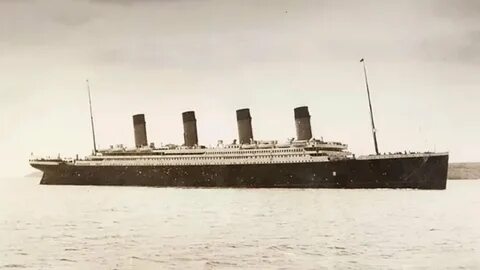 In 1912 the titanic