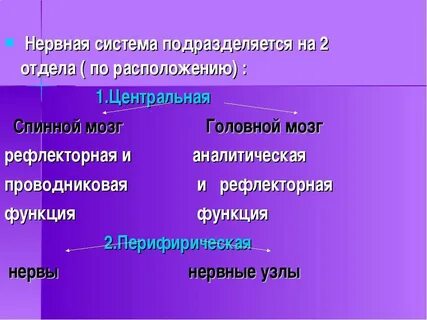 Нервный ответ