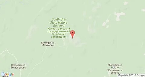 Гора ямантау на карте