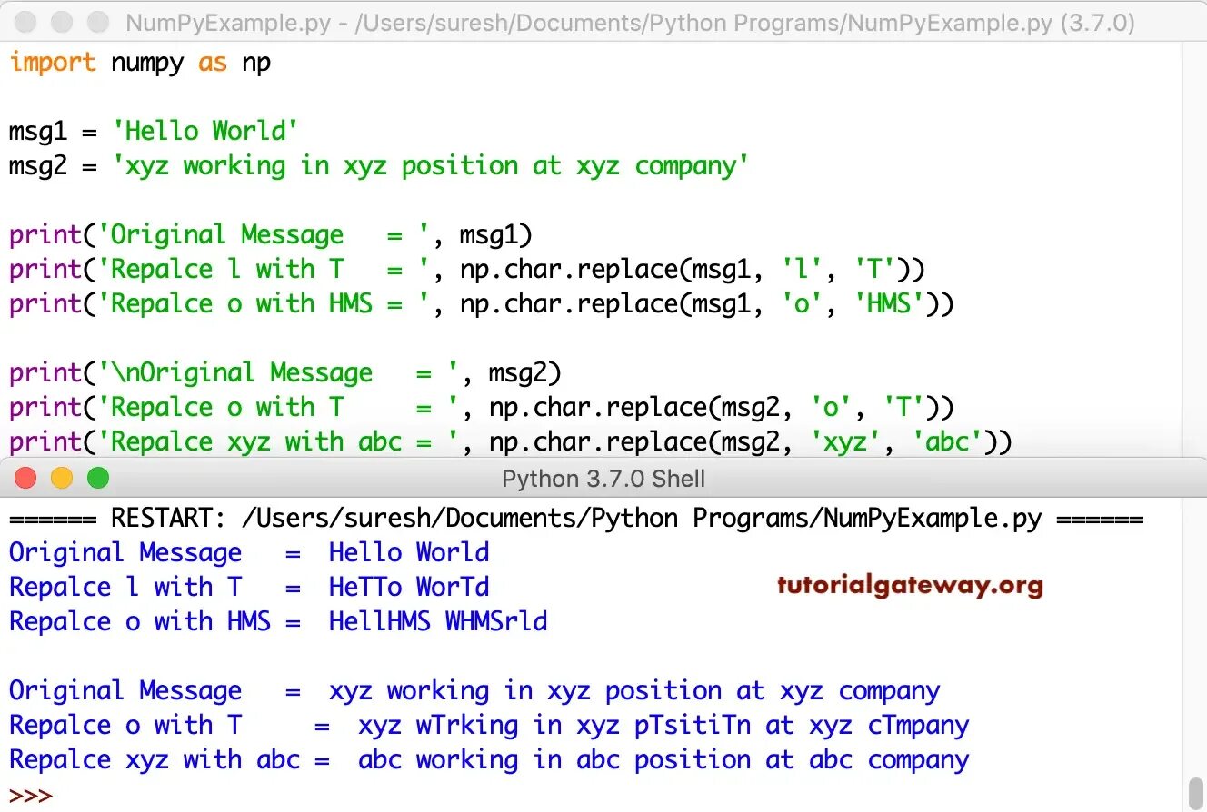Python mean