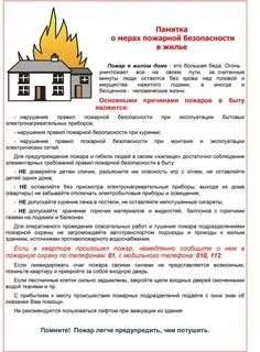 Профилактика пожаров в зданиях
